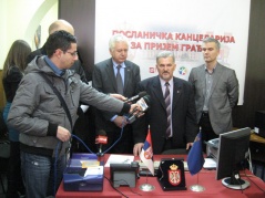 24 December 2012 Ceremonial opening of the first Parliamentary Constituency Office in Nis 